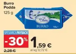 Carrefour Iper Burro Podda offerta