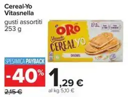 Carrefour Iper Cereal-Yo Vitasnella offerta