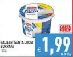 Pim Supermercati Galbani Santa Lucia Burrata offerta