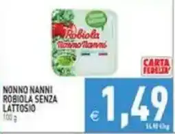 Pim Supermercati Robiola senza lattosio Nonno Nanni offerta