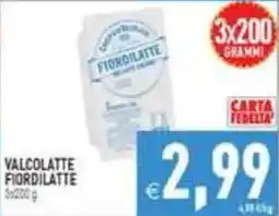Pim Supermercati Valcolatte Fiordilatte offerta