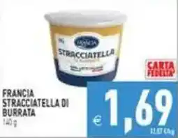 Pim Supermercati Francia Stracciatella di Burrata offerta