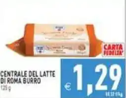 Pim Supermercati Centrale del latte di Roma burro offerta