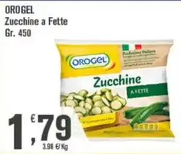 Conté Supermercati Orogel zucchine a fette offerta
