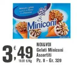 Conté Supermercati Noi&Voi Gelati Miniconi Assortiti offerta