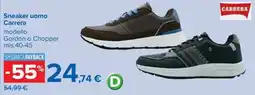 Carrefour Iper Sneaker uomo Carrera offerta