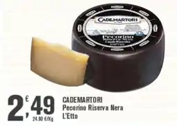 Conté Supermercati Cademartori Pecorino Riserva Nera offerta