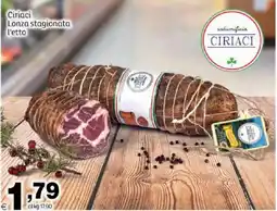 Elite Lonza stagionata Ciriaci offerta