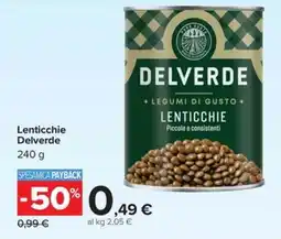Carrefour Iper Lenticchie Delverde offerta