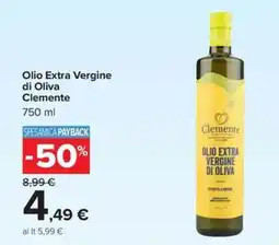 Carrefour Iper Olio Extra Vergine di Oliva Clemente offerta