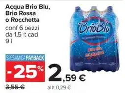 Carrefour Iper Acqua Brioblu offerta