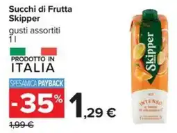 Carrefour Iper Succhi di Frutta Skipper offerta