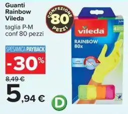 Carrefour Iper Guanti Rainbow Vileda offerta