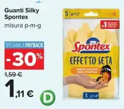 Carrefour Iper Guanti Silky Spontex offerta