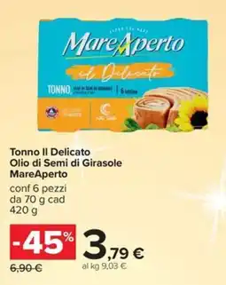 Carrefour Iper Tonno Il Delicato MareAperto offerta