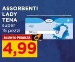 Alì Supermercati Assorbenti lady tena super offerta