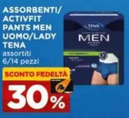 Alì Supermercati Assorbenti activfit pants men tena offerta