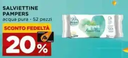 Alì Supermercati Salviettine Pampers acqua pura offerta