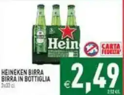 Pim Supermercati Heineken birra in bottiglia offerta