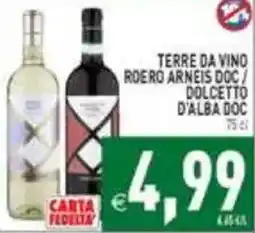 Pim Supermercati Terre da Vino Roero Arneis Doc / Dolcetto d'Alba Doc offerta