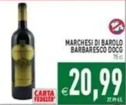 Pim Supermercati Marchesi di Barolo Barbaresco DOCG offerta