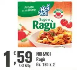Conté Supermercati Noi&Voi Sugo al Ragù offerta