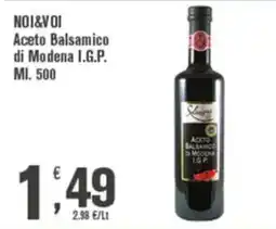 Conté Supermercati Aceto Balsamico di Modena I.G.P. NOI&VOI offerta