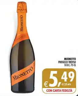 Deco Supermercati Mionetto Prosecco Treviso offerta