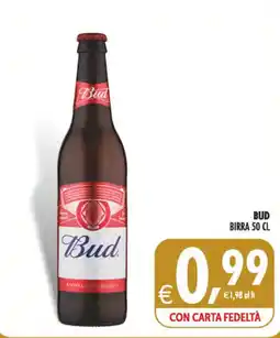 Deco Supermercati Bud birra offerta