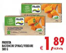 Deco Iperstore Frosta bastoncini spinaci/verdure offerta