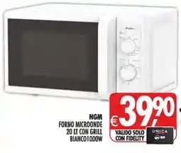 Deco Iperstore Forno microonde con grill bianco offerta