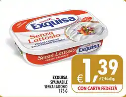 Deco Supermercati Exquisa spalmabile senza lattosio offerta