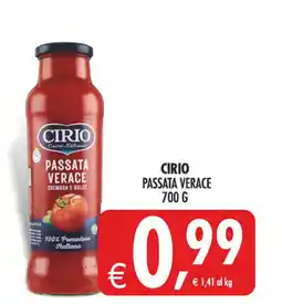 Deco Supermercati Passata verace Cirio offerta