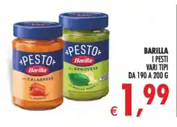 Deco Supermercati Pesto Barilla offerta