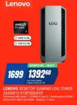Leonardelli Lenovo Desktop Gaming LOQ Tower offerta