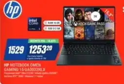 Leonardelli HP Notebook Omen Gaming 15-GA0032NLX offerta