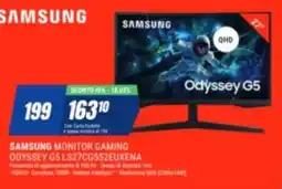 Leonardelli Samsung monitor gaming Odyssey G5 offerta