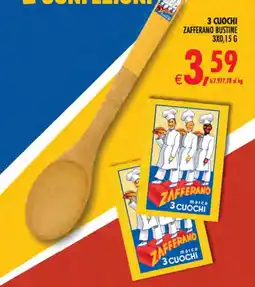 Deco Iperstore Zafferano marca 3 cuochi offerta
