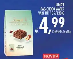 Deco Iperstore Lindt Bag Choco Wafer offerta
