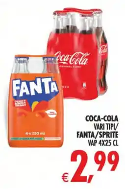 Deco Supermercati Coca-Cola vari tipi / Fanta / Sprite offerta