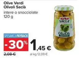 Carrefour Iper Olive Verdi Sacla offerta