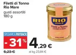 Carrefour Iper Filetti di Tonno Rio Mare offerta