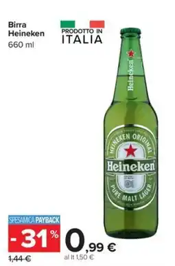 Carrefour Iper Birra Heineken offerta