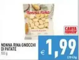 Pim Supermercati Nonna Rina gnocchi di patate offerta