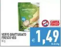 Pim Supermercati Verys grattugiato fresco veg offerta