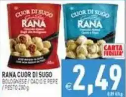 Pim Supermercati Rana cuor di sugo bolognese / cacio e pepe offerta