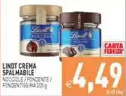 Pim Supermercati Lindt crema spalmabile offerta