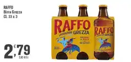 Conté Supermercati Raffo Birra Grezza offerta