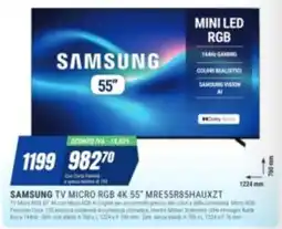 Leonardelli Samsung TV Micro RGB 4K 55" offerta