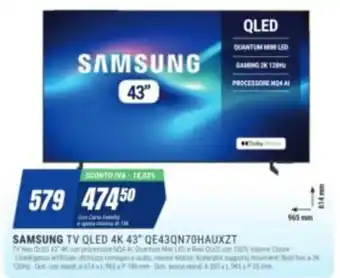 Samsung TV QLED 4K 43"